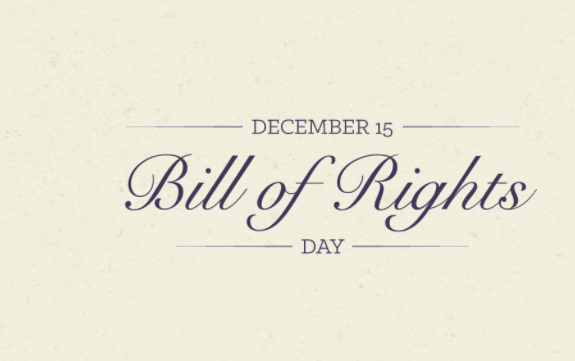 Happy Bill of Rights Day 2021