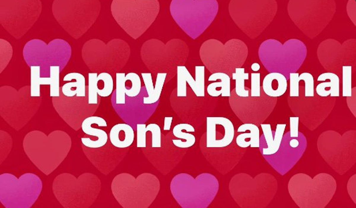 Happy National Sons Day