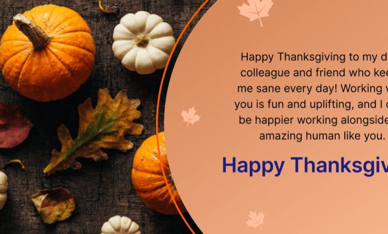 Business Thanksgiving message to customers