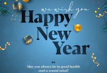 Beautiful happy new year greetings 2025